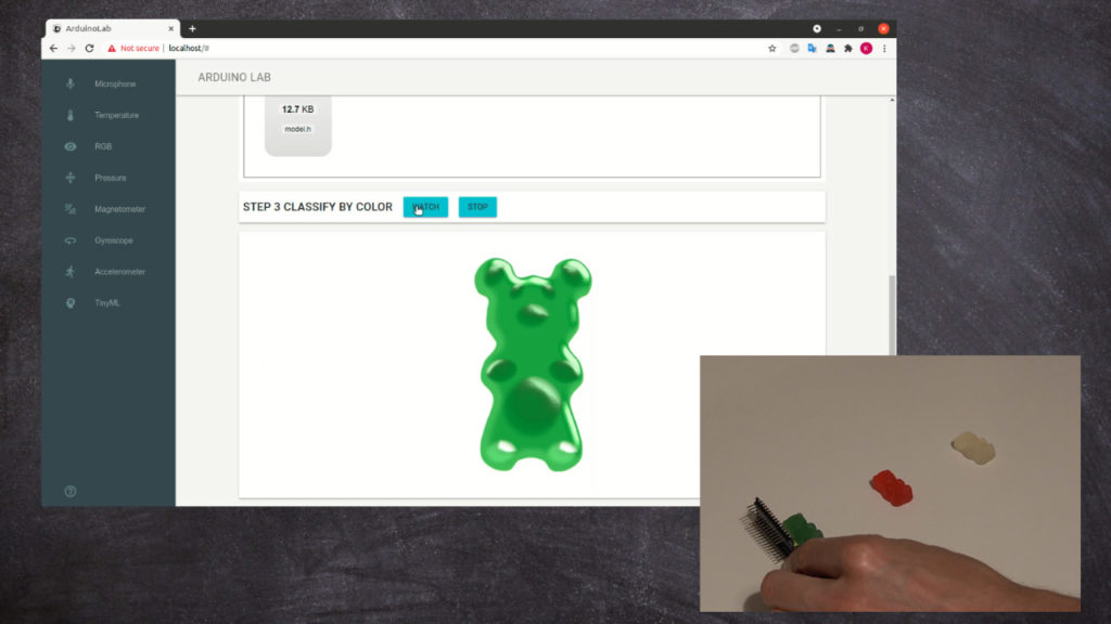 Arduino classify